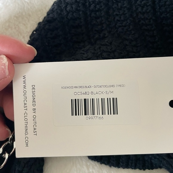 Rosewood Black Chain Detail Dress - Picture 11 of 13